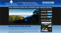 Desktop Screenshot of montvilleholidays.com.au