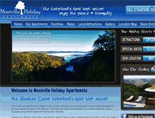 Tablet Screenshot of montvilleholidays.com.au
